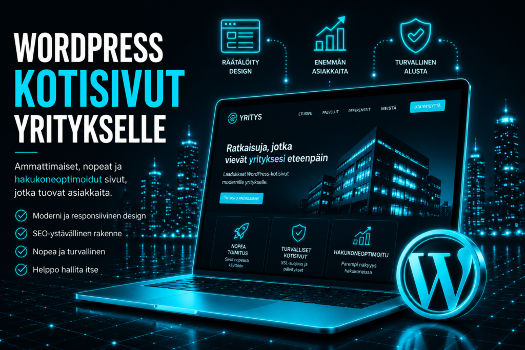wordpress kotisivut yritykselle