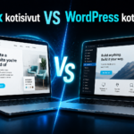 Wix vs WordPress kotisivut