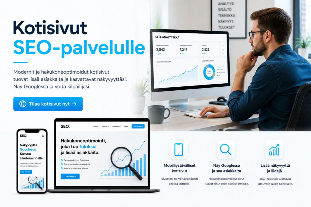 Kotisivut SEO-palvelulle