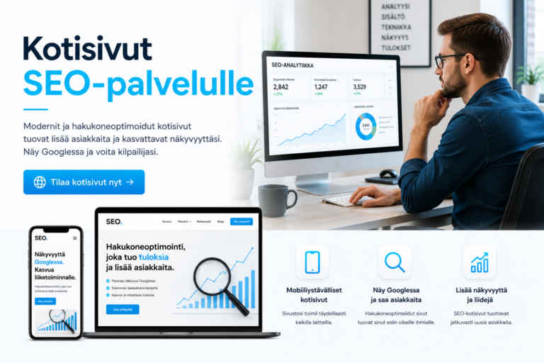 Kotisivut SEO-palvelulle